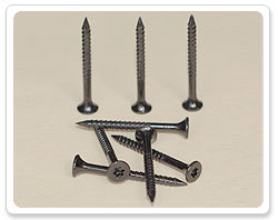 Black Zinc Star Drive Bugle Head Screw Nail