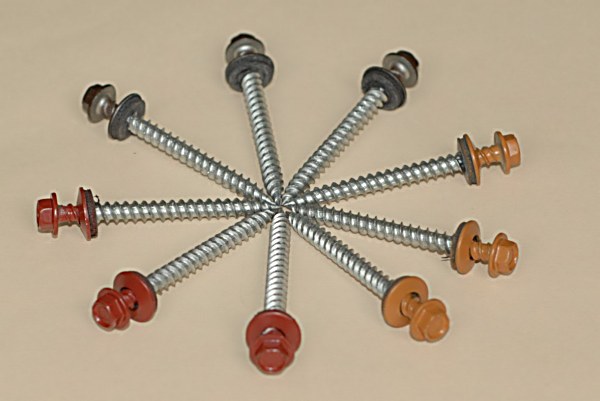 Head Painted Hex Washer Head Roofing Screw