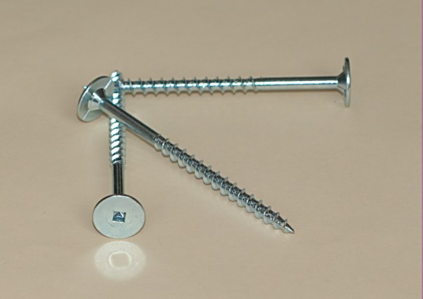 ZP Square Drive Large Wafe Head Sharp Point Screw