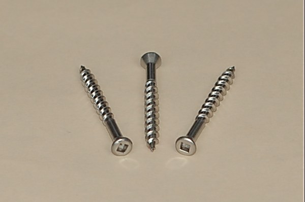 Stainless Steel Square Drive Trim  Head Type 17 Screw